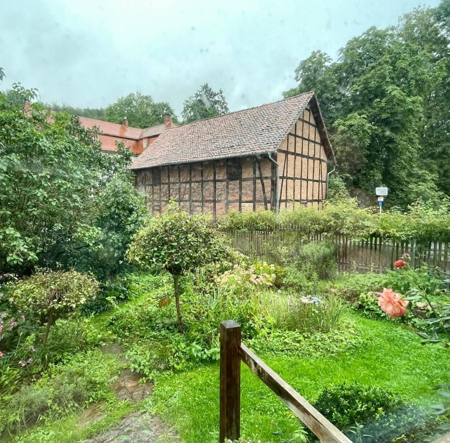 Wohnen Im Fachwerk - Ferienwohnung Fenja Nentershausen  Bagian luar foto