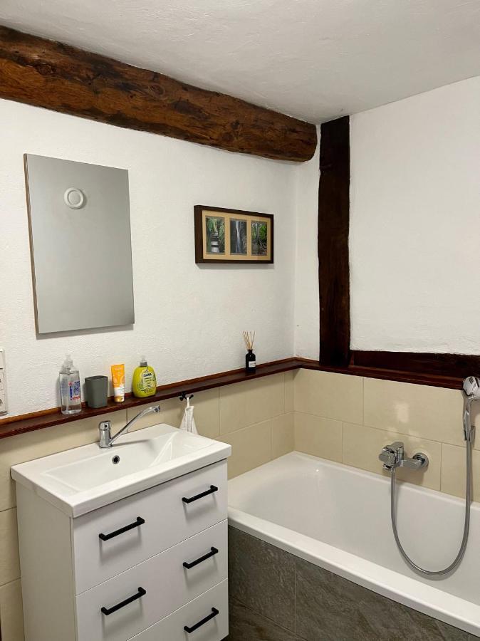 Wohnen Im Fachwerk - Ferienwohnung Fenja Nentershausen  Bagian luar foto